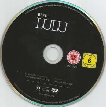 DVD/Blu-ray Alban Berg: Lulu