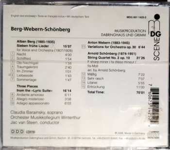CD Alban Berg: Music Of The Viennese School 403459