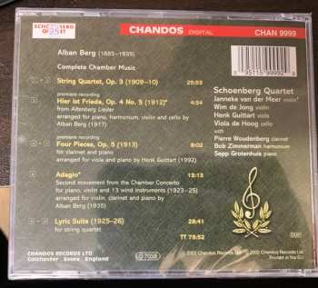 CD Alban Berg: Complete Chamber Music 445635