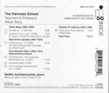 CD Alban Berg: The Viennese School - Teachers & Followers: Alban Berg 502020