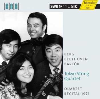 Album Alban Berg: Tokyo String Quartet - Quartet Recital 1971