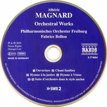 CD Alberic Magnard: Orchestral Works 120924