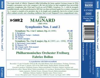 CD Alberic Magnard: Symphonies Nos. 1 And 2 256339