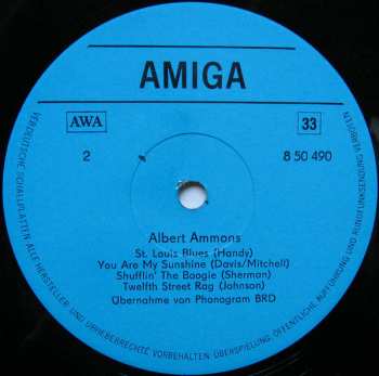 LP Albert Ammons: Albert Ammons 387788