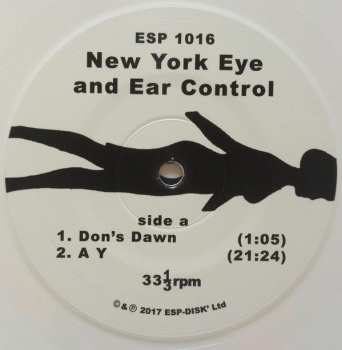LP Albert Ayler: New York Eye And Ear Control CLR 367338