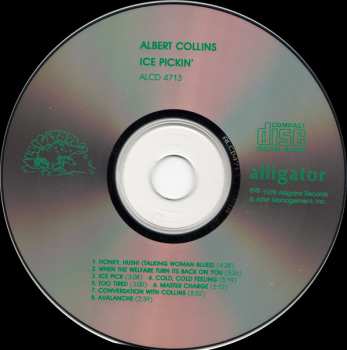 CD Albert Collins: Ice Pickin'