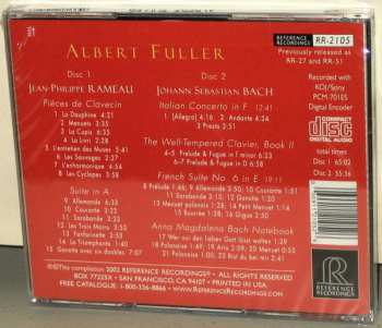 2CD Albert Fuller: Bach & Rameau for Harpsichord 437478