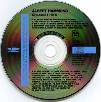 CD Albert Hammond: Greatest Hits 113069