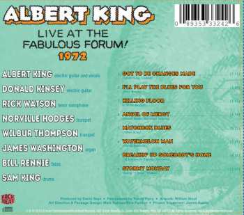 CD Albert King: Live At The Fabulous Forum! 1972 292609