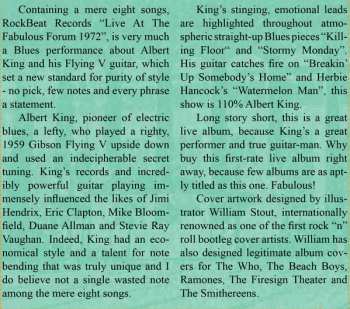 CD Albert King: Live At The Fabulous Forum! 1972 292609