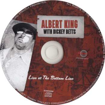 CD Albert King: Live At The Bottom Line 474370