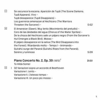 CD Alberto Ginastera: Orchestral Works 2 – Piano Concerto No. 2 • Panambí 345111