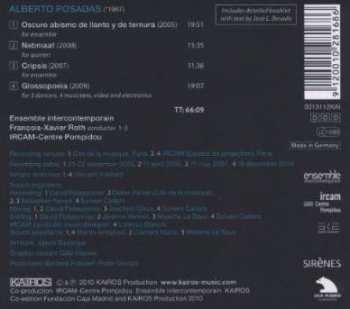 CD Alberto Posadas: Oscuro Abismo De Llanto Y De Ternura 319817