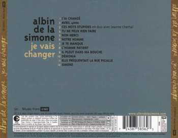 CD Albin De La Simone: Je Vais Changer 521833