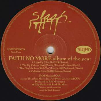 2LP Faith No More: Album Of The Year 1491
