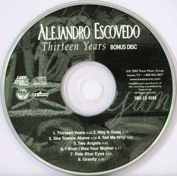 2CD Alejandro Escovedo: Thirteen Years 530892
