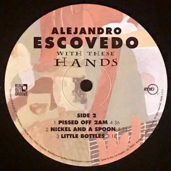 2LP Alejandro Escovedo: With These Hands LTD | NUM 40614