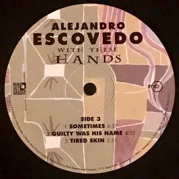 2LP Alejandro Escovedo: With These Hands LTD | NUM 40614