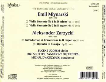 CD Aleksander Zarzycki: Introduction Et Cracovienne, Op 35 • Mazurka, Op 26 / Violin Concertos 1 & 2 407818