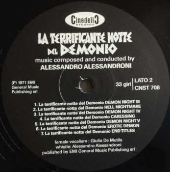 LP Alessandro Alessandroni: La Terrificante Notte Del Demonio (Devil’s Nightmare) LTD 502036