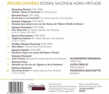 CD Alessandro Denabian: Péchés D'Opéra 309321