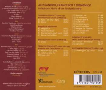 CD Alessandro Scarlatti: Polyphonic Music Of The Scarlatti Family 520461