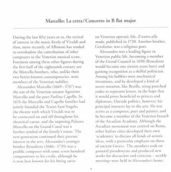 CD Alessandro Marcello: 'La Cetra' Concertos 190471