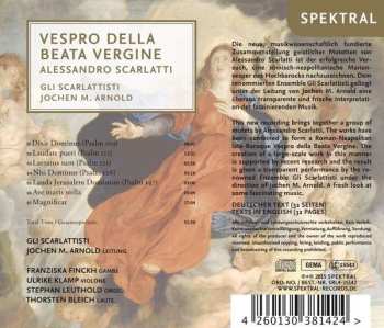 CD Alessandro Scarlatti: Vespro Della Beata Vergine 456399