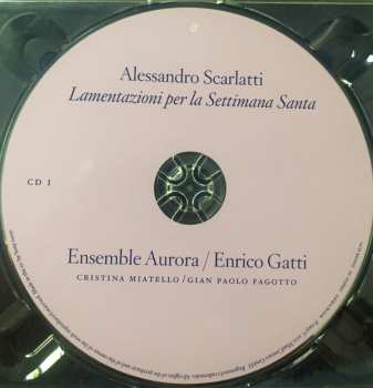 2CD Alessandro Scarlatti: Lamentazioni Per La Settimana Santa 344560