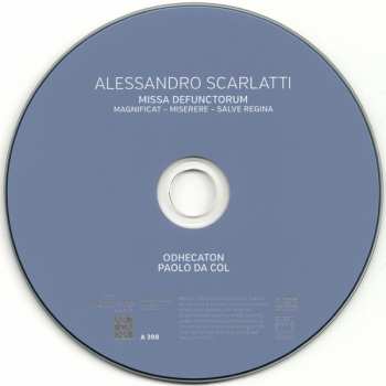 CD Alessandro Scarlatti: Missa Defunctorum, Magnificat, Miserere, Salve Regina 115930