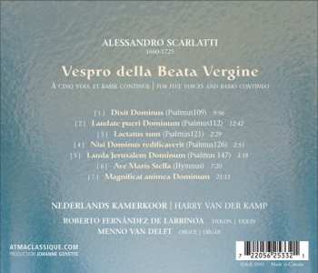 CD Alessandro Scarlatti: Vespro Della Beata Vergine 451759