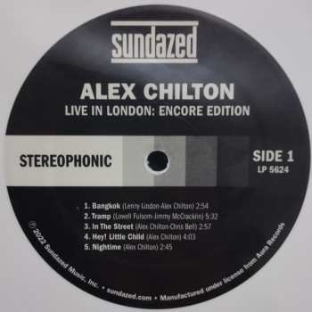 2LP Alex Chilton: Live In London: Encore Edition CLR 485098
