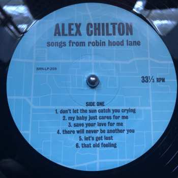 LP Alex Chilton: Songs From Robin Hood Lane 72700