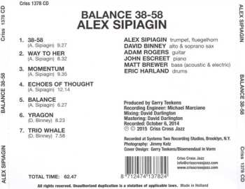 CD Alex Sipiagin: Balance 38-58 533672