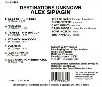 CD Alex Sipiagin: Destinations Unknown 536642