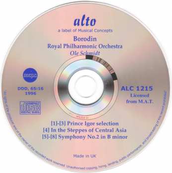 CD Alexander Borodin: Symphony No. 2 / Prince Igor / Polovtsian 314118