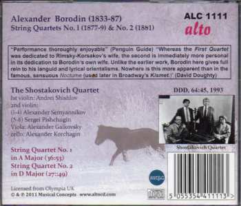 CD Alexander Borodin: String Quartets 1 & 2