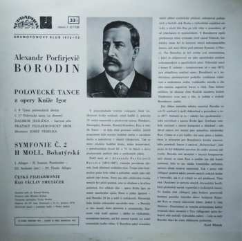 LP Alexander Borodin: Symfonie Č. 2 – Bohatýrská / Polovecké Tance 535561