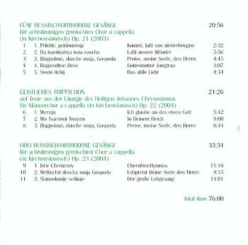CD Alexander Brincken: Orthodoxe Gesänge 473382