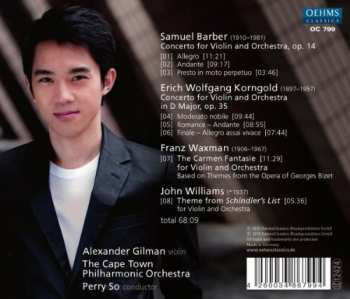 CD Alexander Gilman: Violin Concertos / Carmen Fantasie 336631