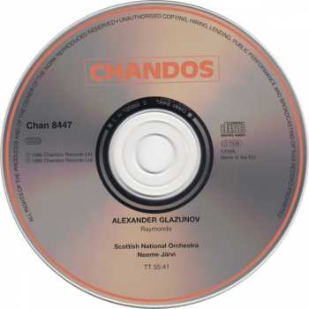 CD Alexander Glazunov: Raymonda | Music From The Ballet Op.57 324460