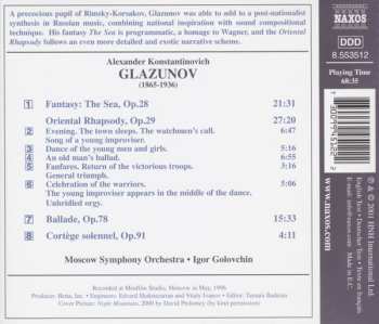 CD Alexander Glazunov: The Sea • Oriental Rhapsody • Ballade • Cortège Solennel 440009