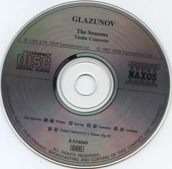 CD Alexander Glazunov: The Seasons / Violin Concerto 313860