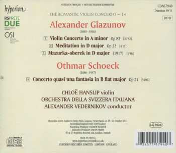 CD Alexander Glazunov: Violin Concertos 187551