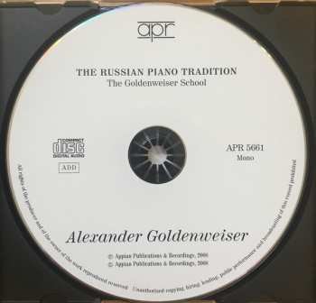 CD Alexander Goldenweiser: The Russian Piano Tradition - The Goldenweiser School: Alexander Goldenweiser 336801
