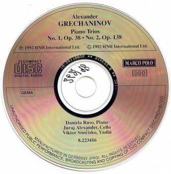 CD Alexander Gretchaninov: Piano Trios (No. 1, Op. 38 • No. 2, Op. 138) 279044