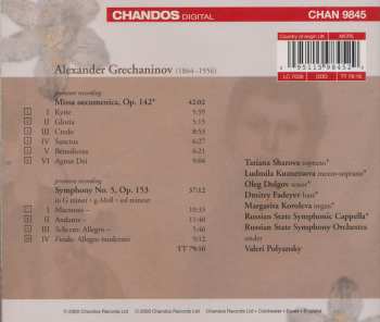 CD Alexander Gretchaninov: Symphony No. 5 · Missa Oecumenica 324141