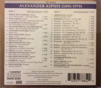 2CD Alexander Kipnis: Opera - Lieder 289106