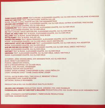 CD Alexander Knappe: Ohne Chaos Keine Lieder 179372