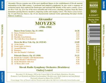 CD Alexander Moyzes: Dances From Slovakia 229974